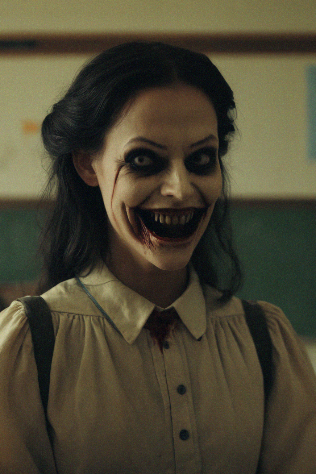 00060-2430521387-Horror-themed cinematic film still,(cursed image_1.3),teacher with creepy smile,unsettling classroom,.png